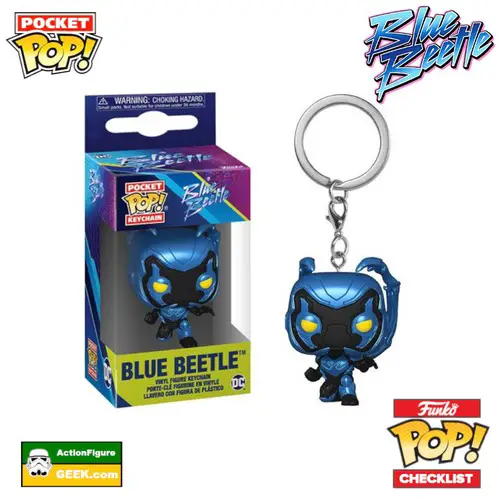 Blue Beetle Funko Pocket Pop! Key Chain