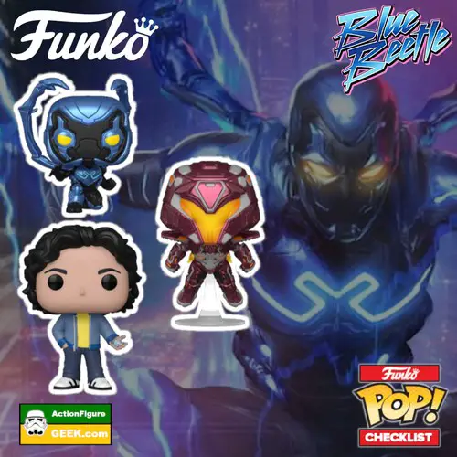 Blue Beetle Funko Pops! and Sodas Checklist and Buyers Guide