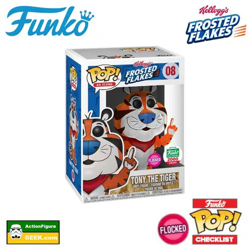 08 Frosted Flakes - Tony the Tiger Flocked (Limited to 2000 pieces)
