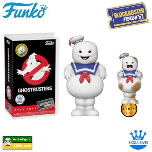 Ghostbusters Stay Puft Blockbuster Funko Rewind Vinyl Figure Funko Shop Exclusive