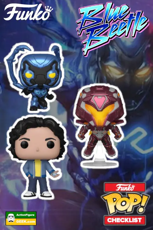 new Blue Beetle Funko Pops! and Sodas Checklist and Buyers Guide