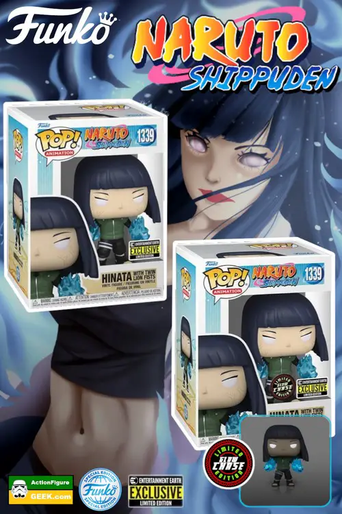 NEW Hinata - Twin Lion Fists Funko Pop! with Glow Chase Variant