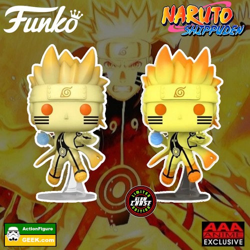 NEW Naruto - Kurama Link Mode Funko Pop! with Glow Chase AAA Exclusive