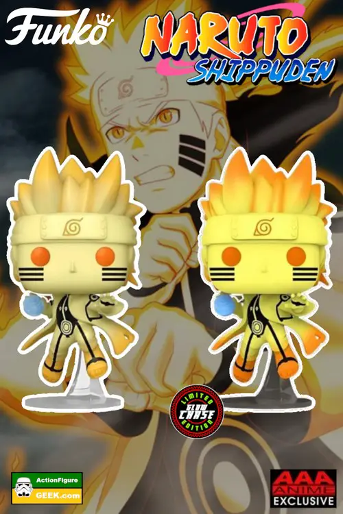 NEW Naruto - Kurama Link Mode Funko Pop! with Glow Chase AAA Exclusive