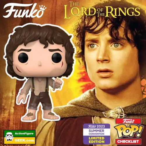 Frodo Baggins Funko Pop! with the Ring of Power SDCC 2023
