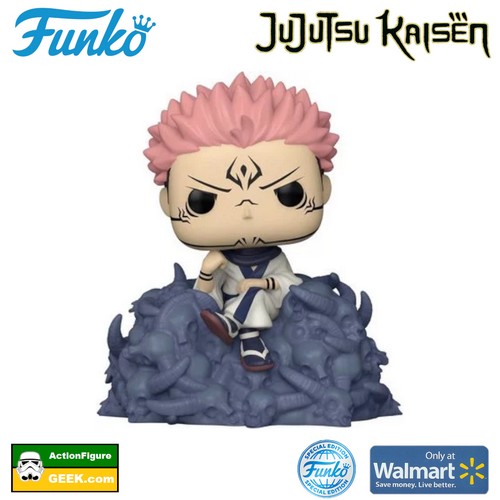 1116 Jujutsu Kaisen Sukuna Deluxe Funko Pop and GITD Walmart Exclusive and Special Edition
