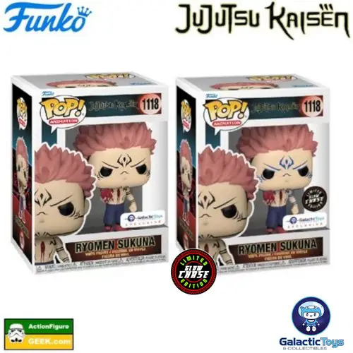 1118 Ryomen Sukuna with Heart – Galactic Toys and Ryomen Sukuna with Heart GITD Chase – Galactic Toys Exclusive