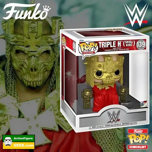 139 Triple H (Skull King) Deluxe Funko Pop! Best New WWE Funko Pops