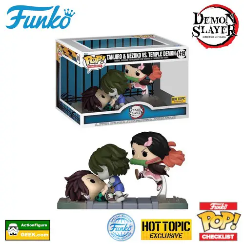 1419 Tanjiro & Nexus vs. Temple Demon (Moment) - Hot Topic Exclusive and Special Edition