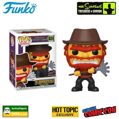 824 Evil Groundskeeper Willie (Treehouse of Horror) - 2019 NYCCN and shared Hot Topic Exclusive