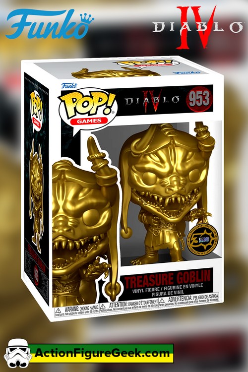 953 Treasure Goblin Gold Blizzard Exclusive Funko Pop!