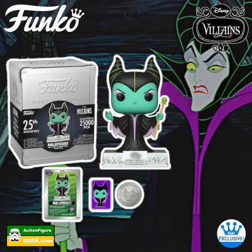 NEW Disney Classic Funko 25th: Classic Maleficent Funko Pop! Box Funko Shop Exclusive