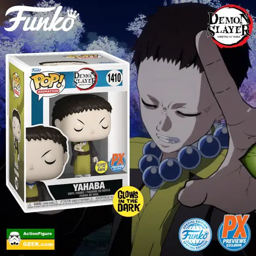 NEW Demon Slayer -Yahaba Funko Pop! Glow in the Dark - PX Exclusive and Special Edition