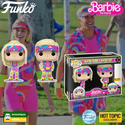 NEW Rollerskating Barbie and Ken Funko Pop! 2-Pack 