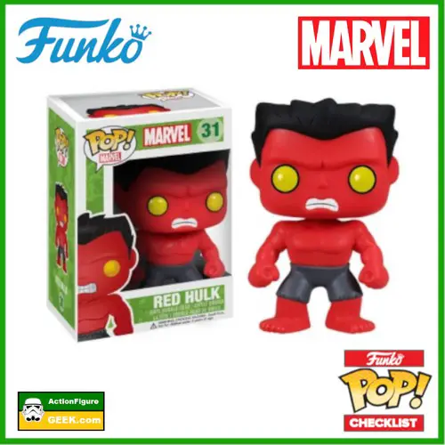 31 Red Hulk - Hulk Funko Pop! Figures