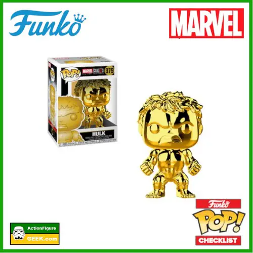 379 Hulk Gold Chrome - Hulk Funko Pop! Figures