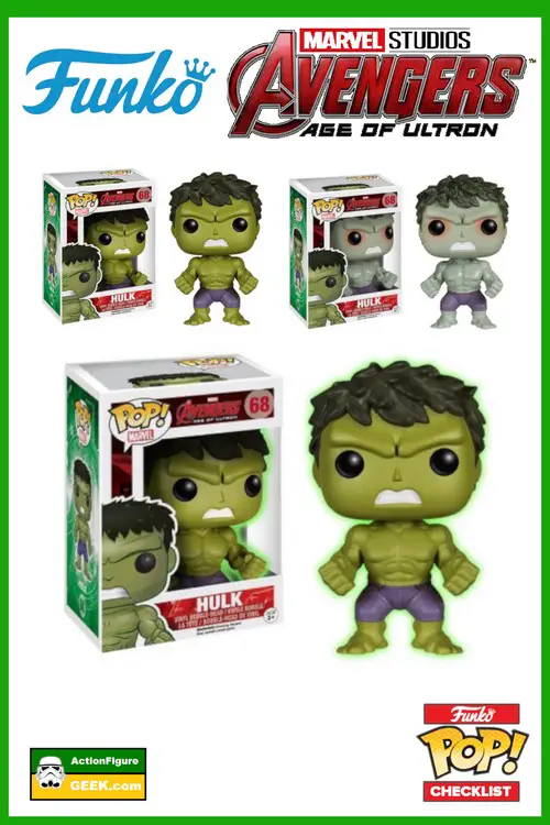68 Hulk - Avengers: Age of Ultron - Hulk Savage - Hot Topic Exclusive - Hulk Gamma Glow - Barnes and Noble Exclusive