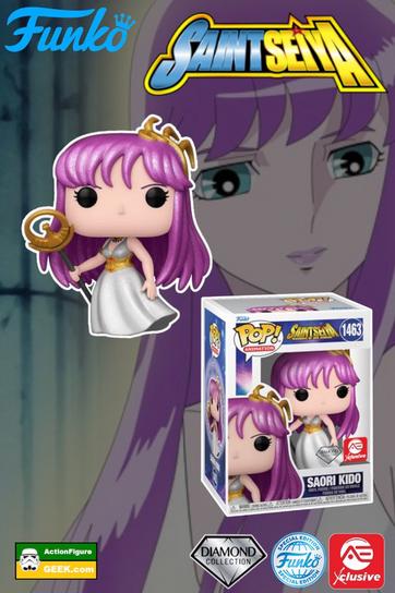 Link in Image Caption] Pop! Animation: Saint Seiya - Athena (Saori Kido)  (Diamond Glitter Ver.) AE Exclusive now available at Big Bad Toy Store :  r/funkopop