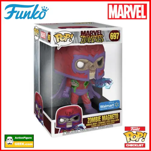 697 Zombie Magneto 10" Funko Pop! Walmart Exclusive and Special Edition