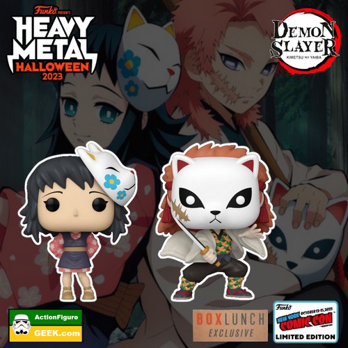 View the Demon Slayer 2-pack Pop! Makomo & Pop! Sabito as though you're  seated in VIP! What is your favorite detail of this NYCC 2023…