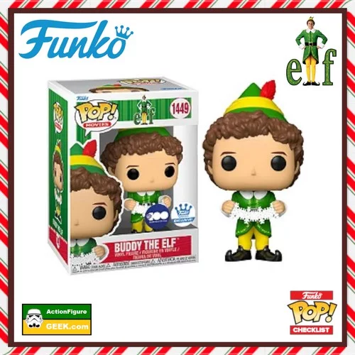 1449 Buddy with paper snowflake - WB 100 and FunkoShop Exclusive