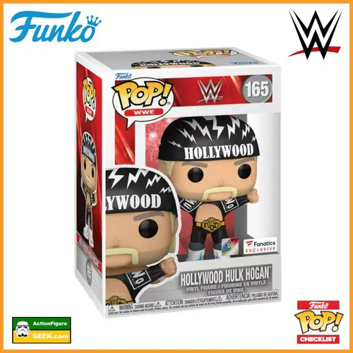165 Hollywood Hulk Hogan Fanatic Exclusive and Special Edition Funko Pop!