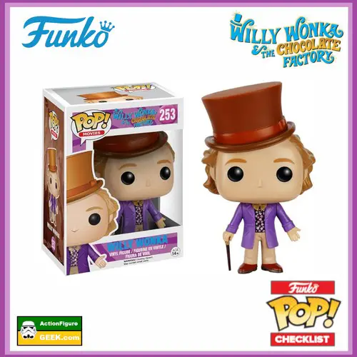 253 Willy Wonka Funko Pop! Original 1971 Gene Wilder Movie Version - Willy Wonka Funko Pops - Ultimate Checklist and Buyers Guide