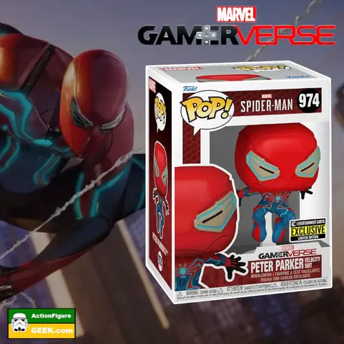 Swing into Action with the Spider-Man 2 Peter Parker Velocity Suit Gamerverse Funko Pop!