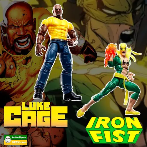 Heroes for Hire Return - Marvel Legends Iron Fist and Luke Cage Action Figures 2-pack