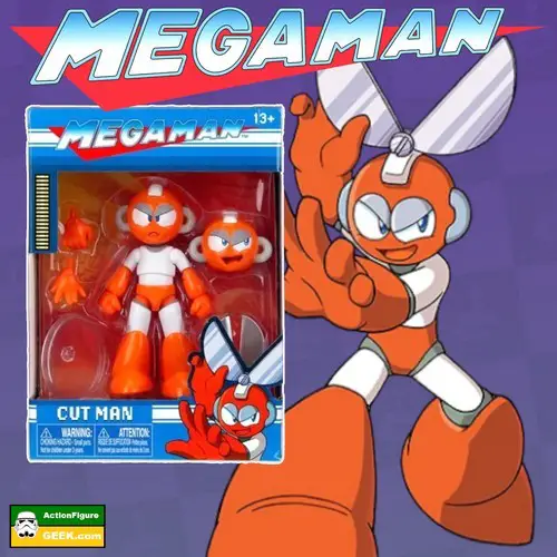 Scissor Slash: The Mega Man Cut Man Action Figure Revealed! Mega Man Cut Man 1:12 Scale Wave 2 Action Figure