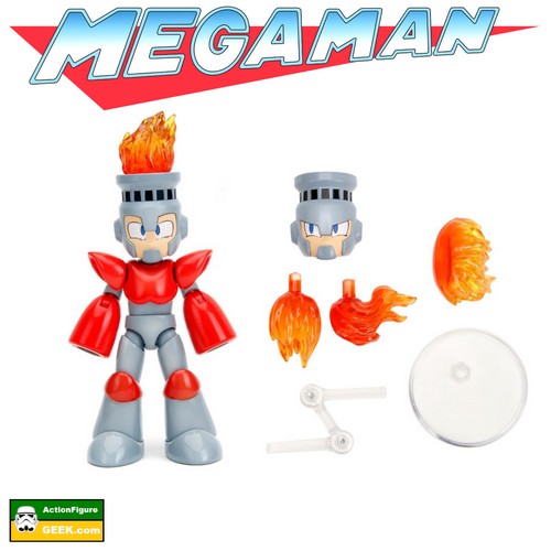 Mega Man Fire Man 1:12 Scale Action Figure with accessories