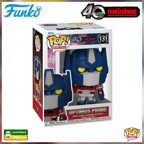 131 Transformers 40 Years - Generation 1 Optimus Prime Funko Pop!
