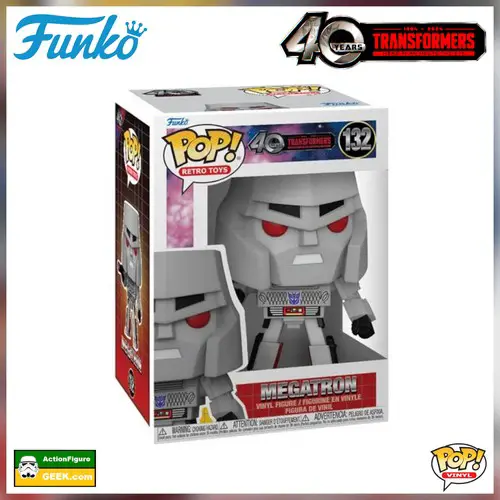 132 Transformers 40 Years - Generation 1 Megatron Funko Pop! 