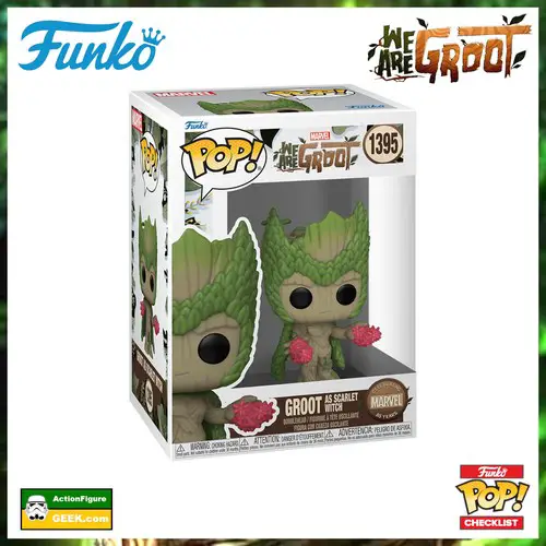 1395 We are Groot - Groot as Scarlet Witch Funko Pop!