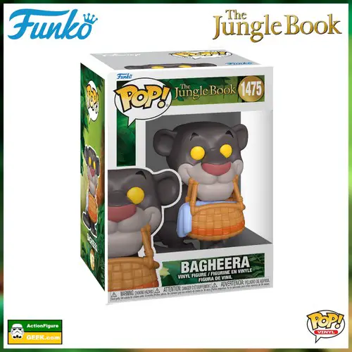 1475 The Jungle Book Bagheera with Basket Funko Pop! Vinyl Figure