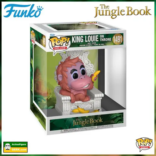 1491 The Jungle Book King Louie on Throne Deluxe Funko Pop! Vinyl Figure