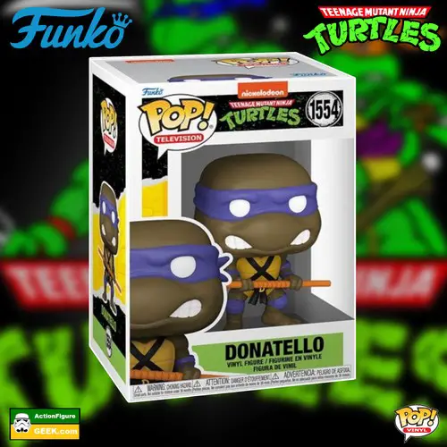1554 Teenage Mutant Ninja Turtles Donatello with Bo-Staff Funko Pop! 