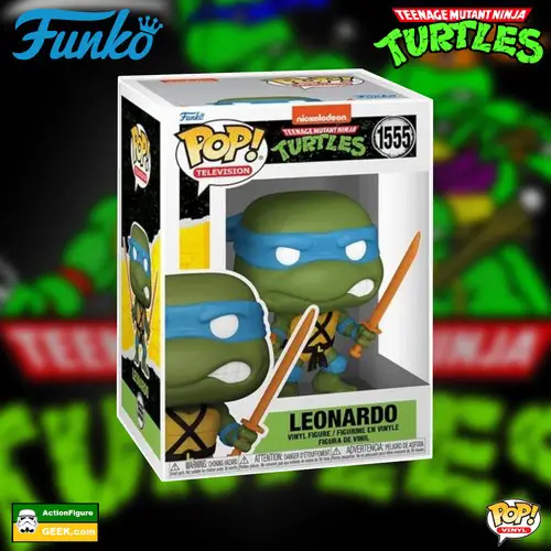1555 Teenage Mutant Ninja Turtles Leonardo with Katana Funko Pop!