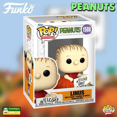 1588 It's the Great Pumpkin Charlie Brown Linus Funko Pop!