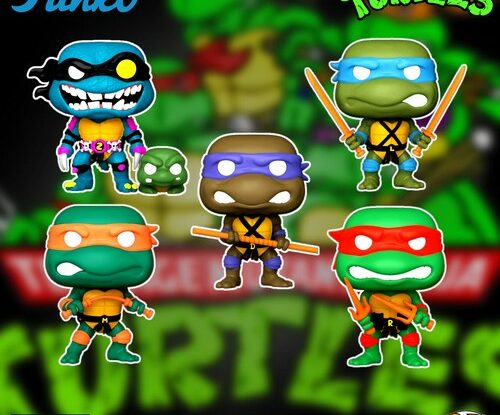 New TMNT Funko Pop Figures Heroes in their Half Shells