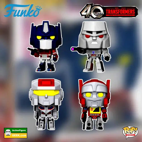 Transform Your Collection with the New Transformers 40 Years - Generation 1 Funko Pops!