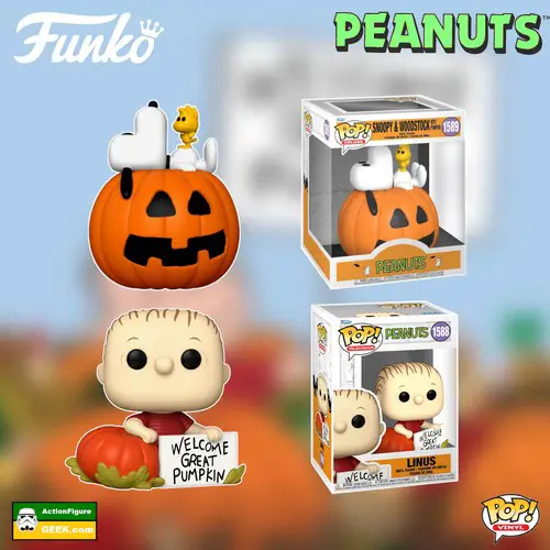 Welcome the Great Pumpkin with Linus and Snoopy Funko Pops!