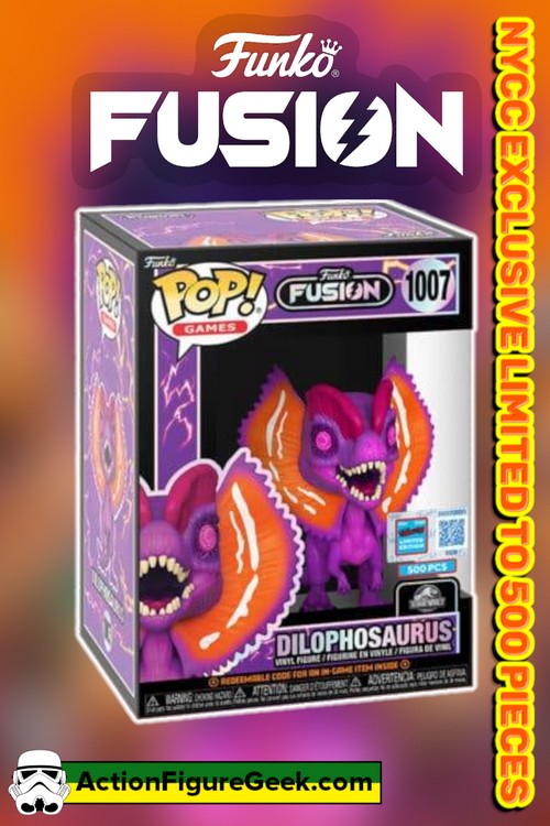 1007 Funko Fusion Dilophosaurus NYCC Exclusive Limited to just 500