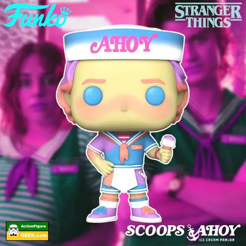1545 Stranger Things Steve with Ice Cream (Scoops Ahoy - Sherbert Surprise) Funko Pop!