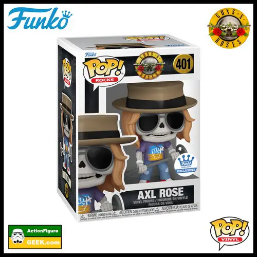 401 Guns N' Roses - Skeleton Axel Rose FunkoShop Exclusive Funko Pop!