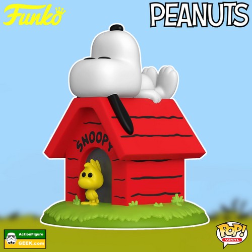 856 Peanuts Snoopy on Doghouse Deluxe Funko Pop!