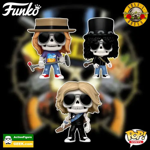 Funko Pop Rocks History Captured - New Guns N’ Roses Funko Pops (Skeleton)