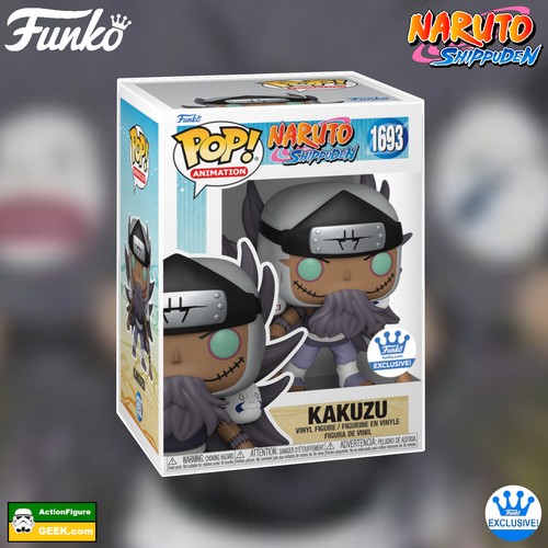 Kakuzu Naruto Shippuden Funko Pop! Earth Grudge Funko Shop Exclusive in its window display box!