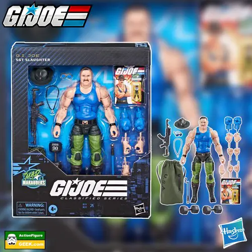 Mad Marauders Sgt. Slaughter 6-Inch Action Figure - G.I. Joe: A Must-Have for Collectors