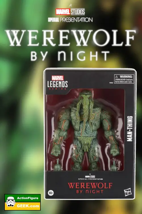 Werewolf by Night Marvel Legends Series Man-Thing 6-Inch Action Figure Pinterest Image